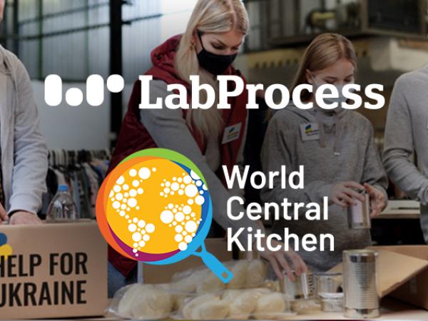 LabProcess participa en la campaña de World Central Kitchen para enviar ayuda humanitaria a Ucrania 