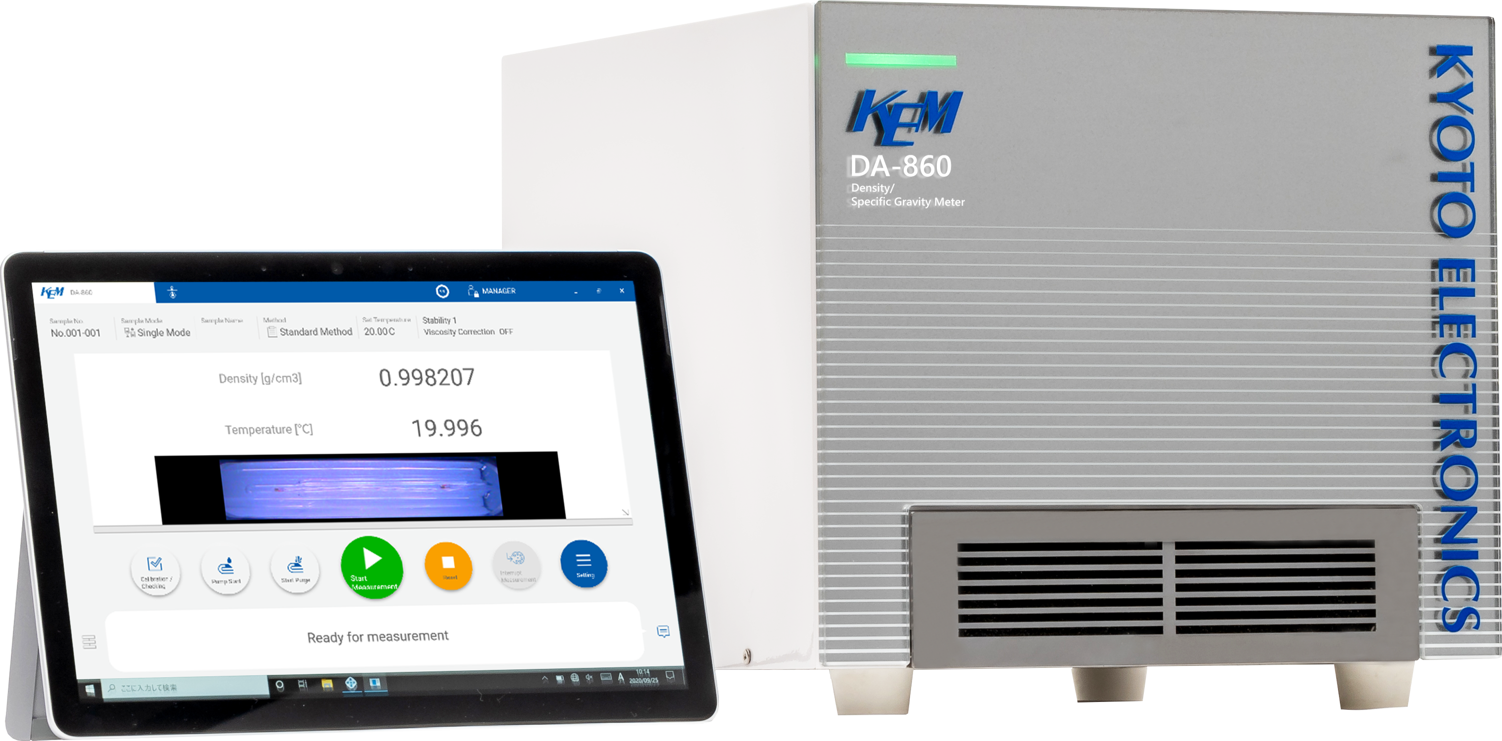 Medidor de densidad y GE DA-860