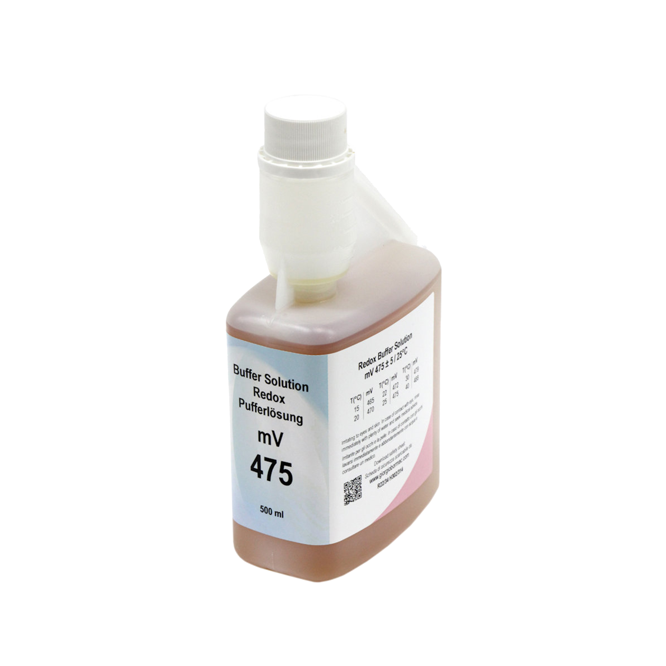 Disolución patrón redox 475 mV 1x500 ml