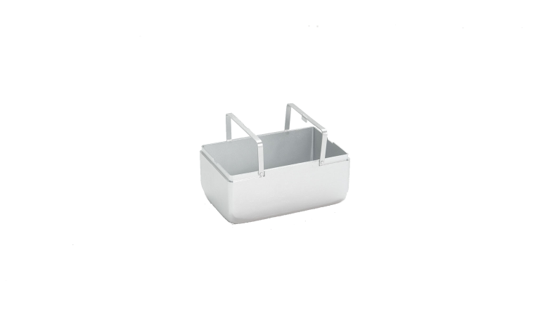Bloque metálico para bolas de aluminio