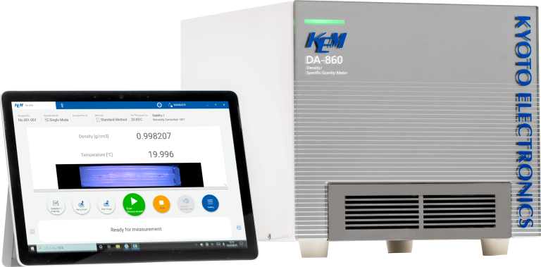 Medidor de densidad y GE DA-860