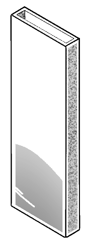 Cubeta de vidrio de 1 mm de paso.