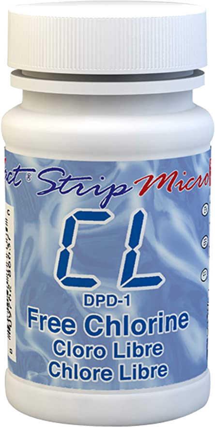 Tiras para 50 test, cloro libre (DPD4).
